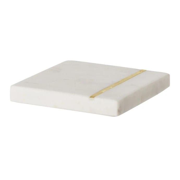 Mramorové podtácky White Marble - set 4 ks