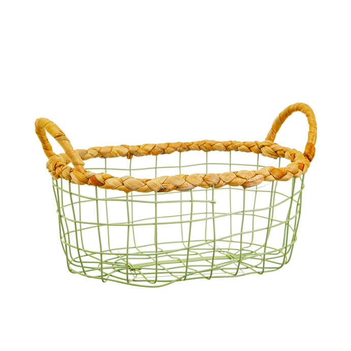 Drátěný úložný košík Green Wire - set 2ks