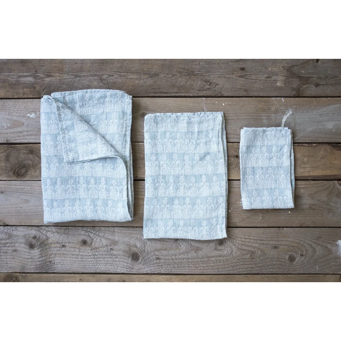 Lněný ručník Tant Blue 67x67 cm