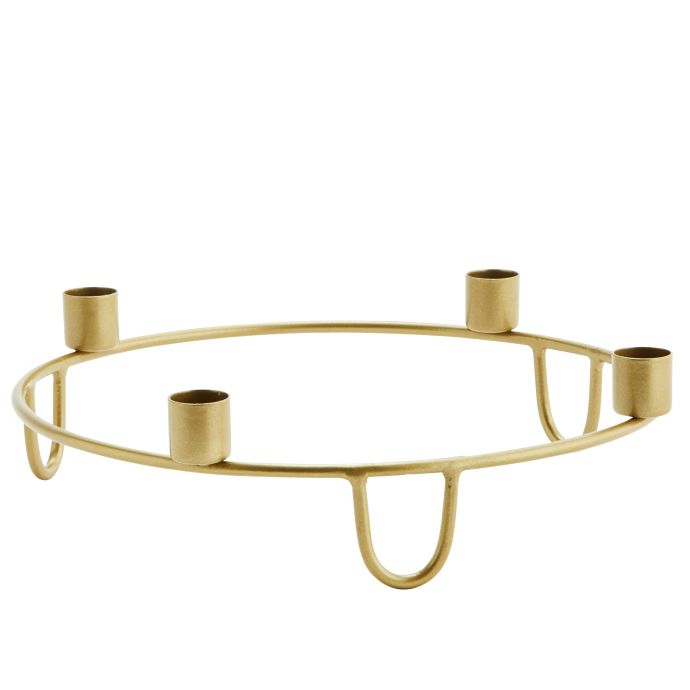 Adventní svícen Antique Brass 27 cm