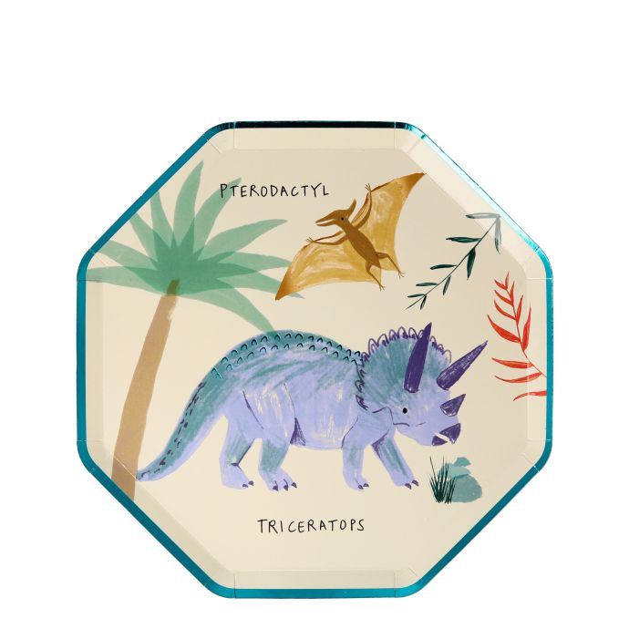 Papírový talíř Dinosaur Kingdom 8 ks