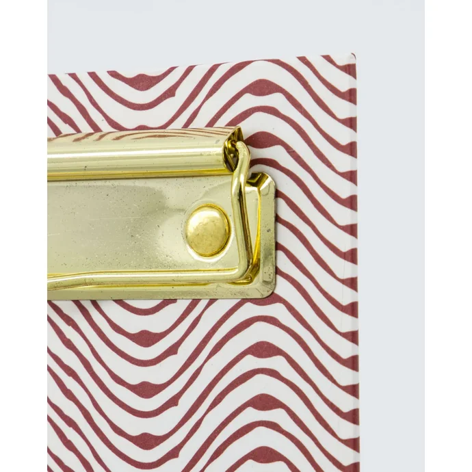Psací podložka se skřipcem Clipboard Red