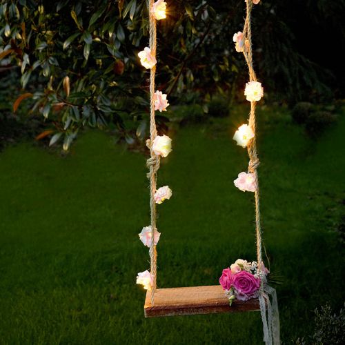 Dekorativní světelný LED řetěz s květinami Blossom