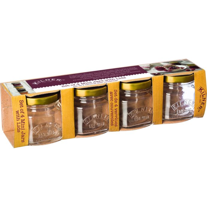 Mini zavařovací sklenice KILNER - 4 x 55ml