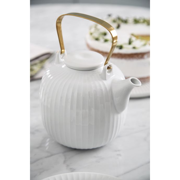 Porcelánová čajová konvice Hammershøi White