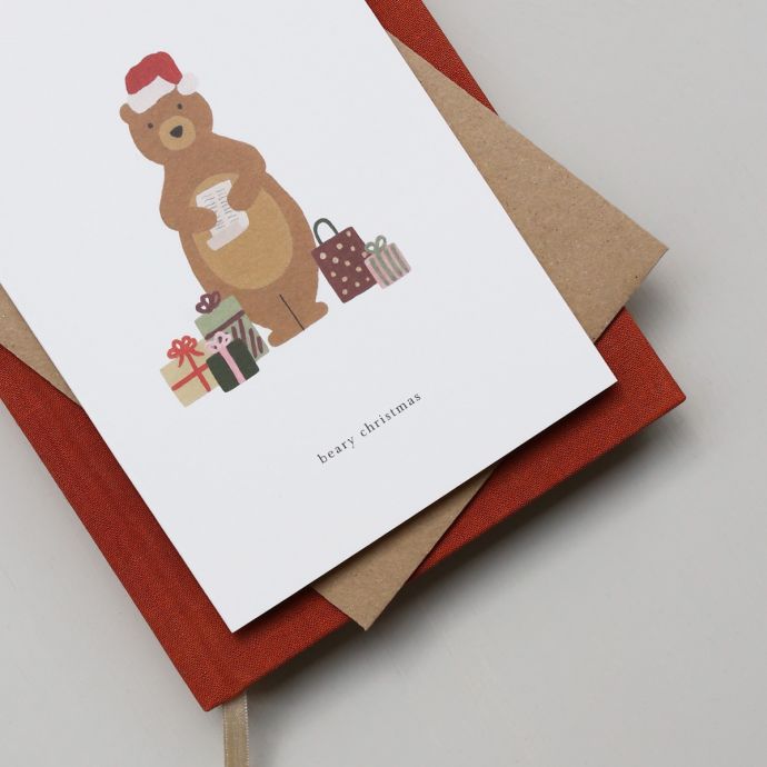 Přání Beary Christmas