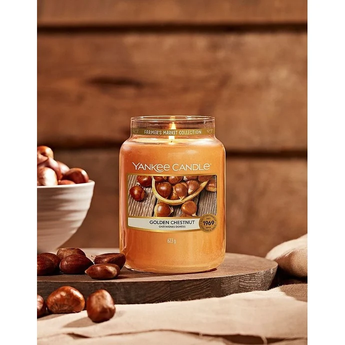 Svíčka Yankee Candle 623gr - Golden Chestnut