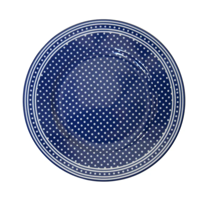 Dezertní talíř Micro Dots Blue