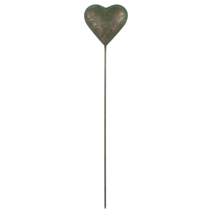 Kovový zápich do květináče Heart 82 cm