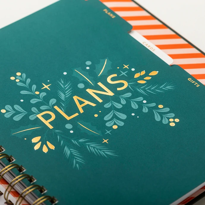 Vánoční plánovač Christmas Planner Green