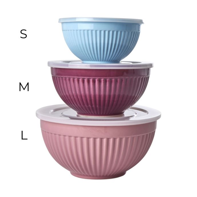Keramická miska Pink Aubergine / Mint