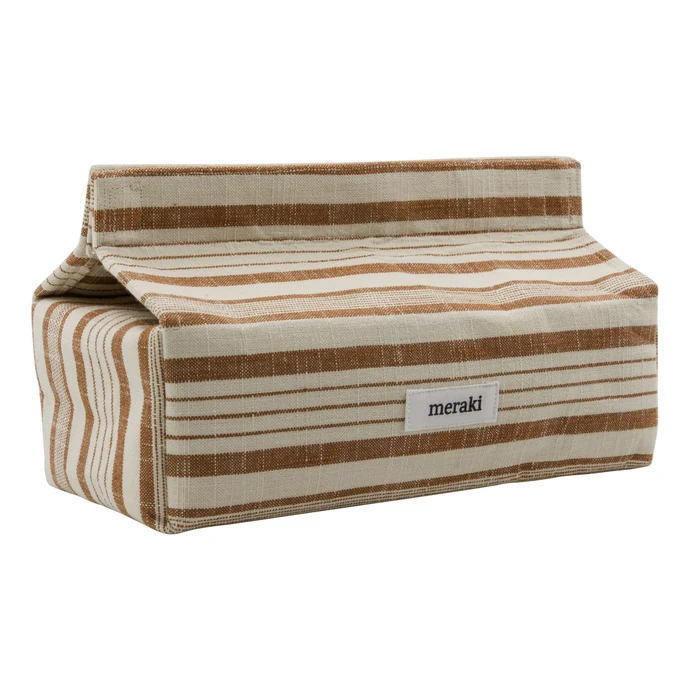Bavlněný box na papírové kapesníčky Terracotta