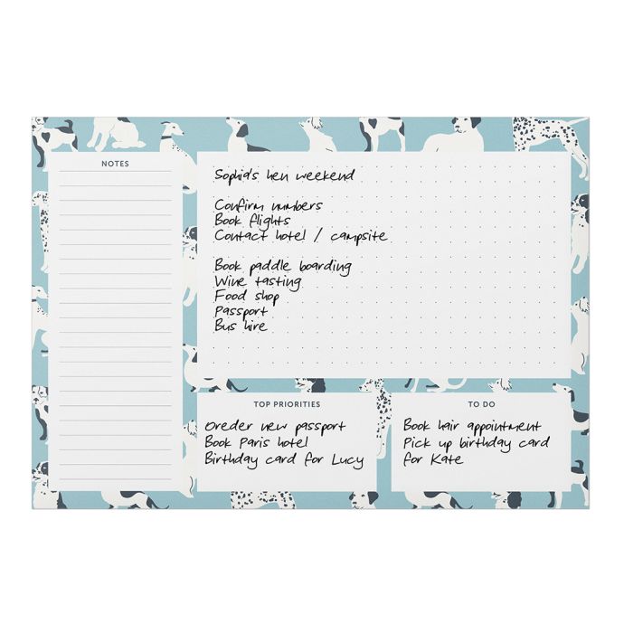 Stolní plánovač Dogs Desk Pad