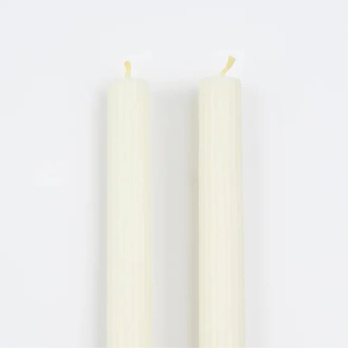 Vysoká svíčka Ivory 25 cm – set 2 ks