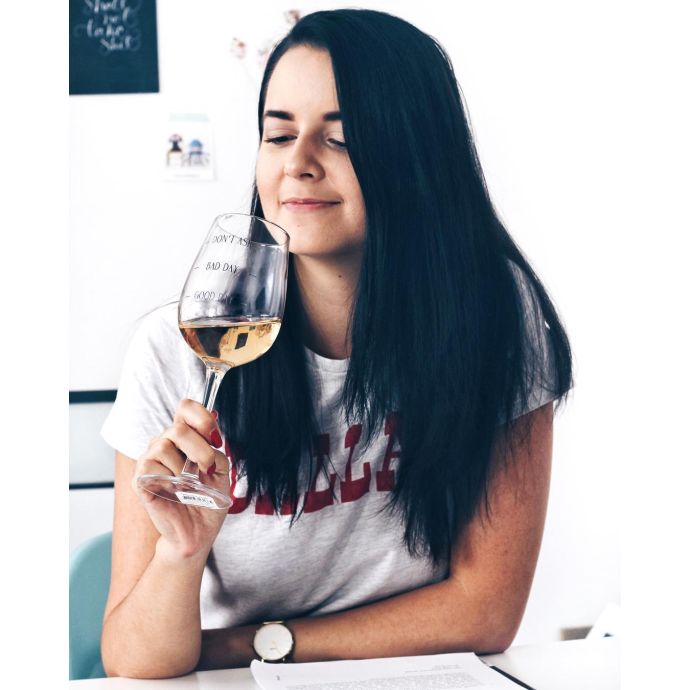 Sklenice na víno Bad day