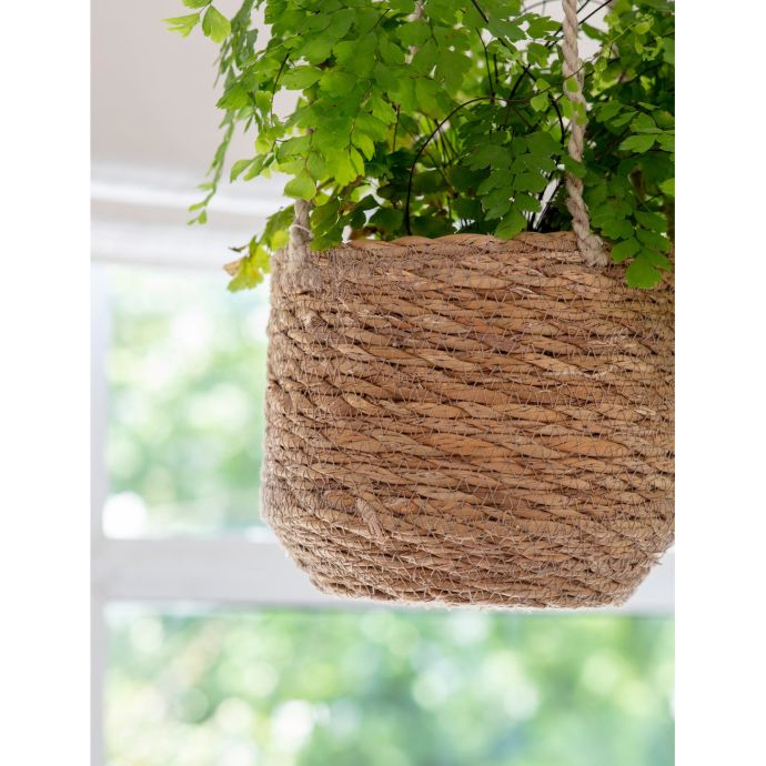 Závěsný jutový obal na květináč Jute Tapered Pot