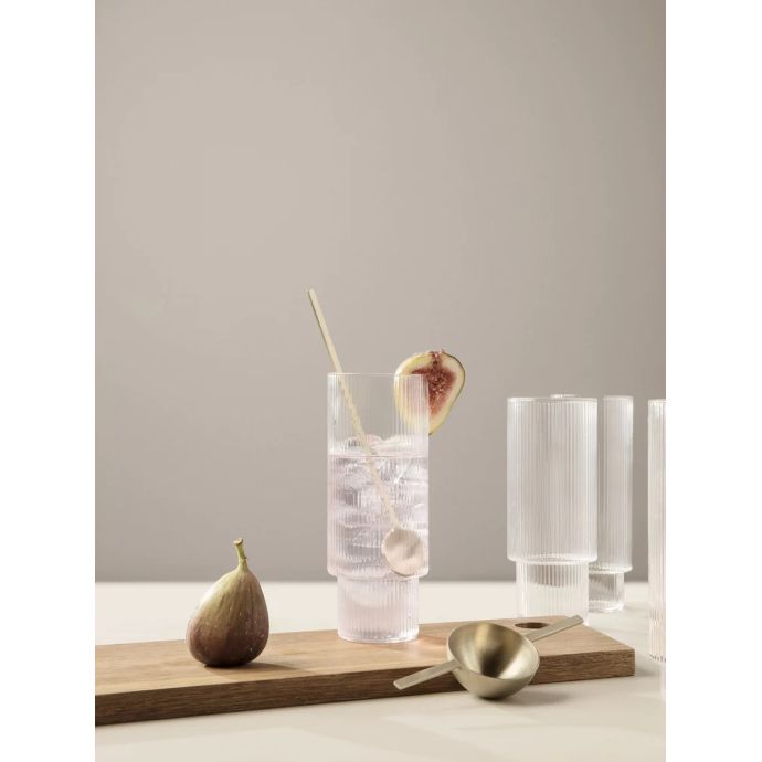 Sklenice Ripple Long - set 4ks