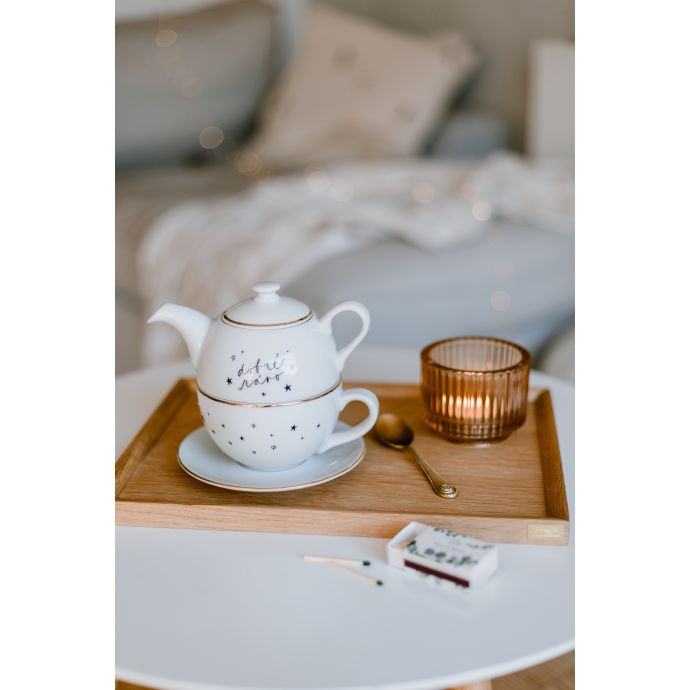 Porcelánová čajová souprava Dobré ráno