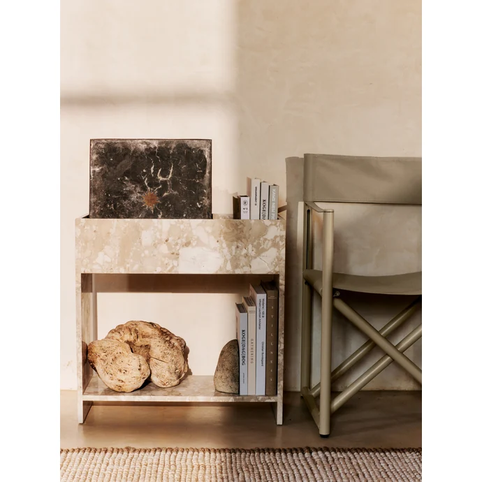 Mramorový stojan na květiny Plant Box Shelf Sand