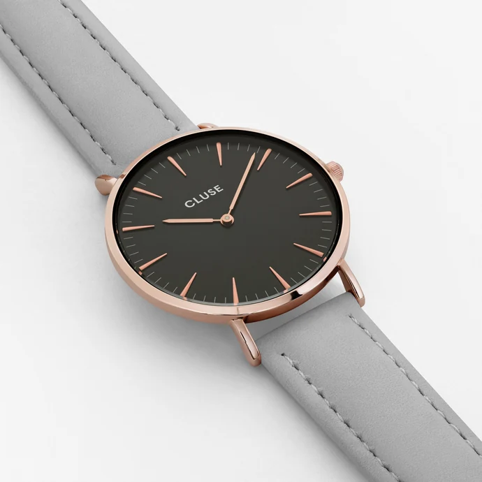 Hodinky Cluse La Bohéme Rose Gold black/grey