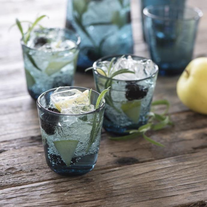Sklenička Glass Blue 180ml