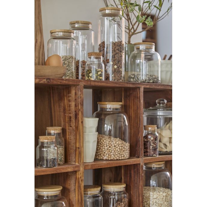 Skleněná dóza s víkem Bamboo 1,75l