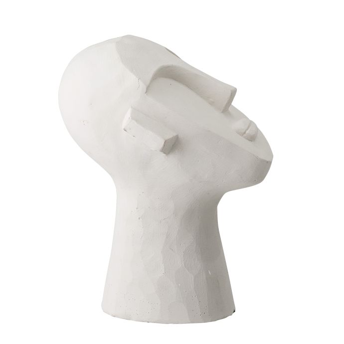 Dekorace Face White Cement