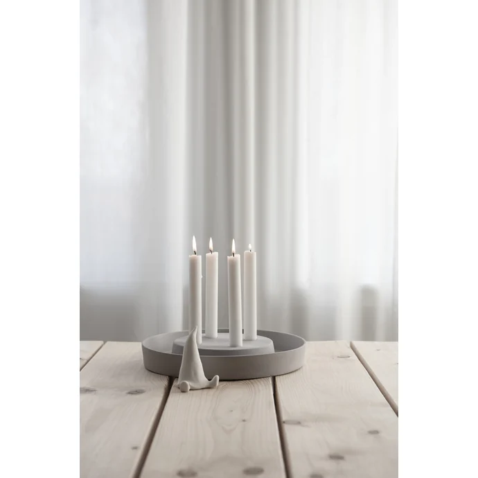 Adventní svícen Valltorp Grey ⌀ 30 cm