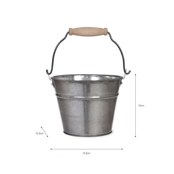Plechový kyblík Steel 1,25l