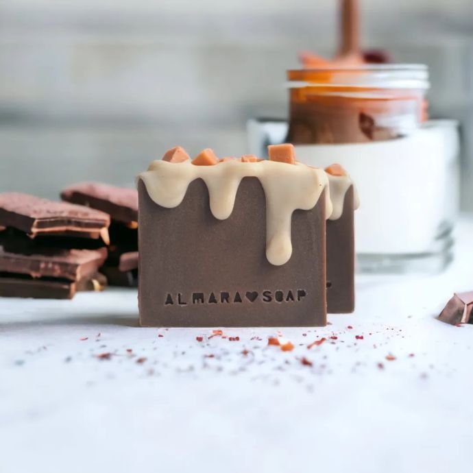 Designové mýdlo Caramel Cupcake