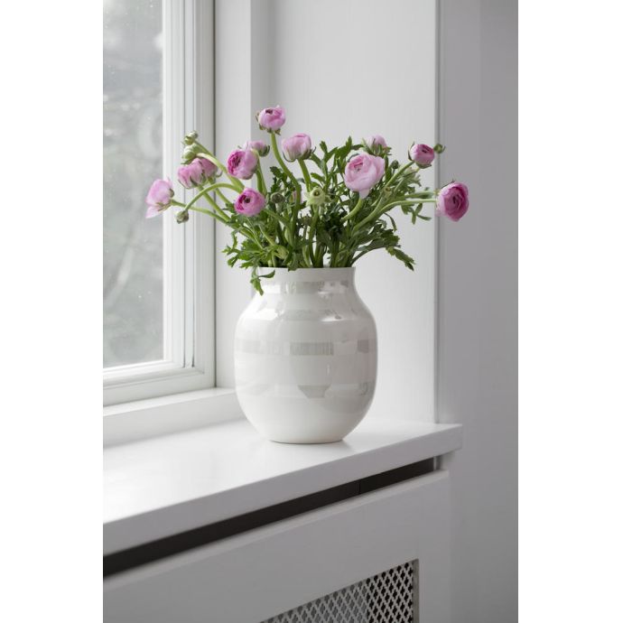 Keramická váza Omaggio Pearl 20 cm