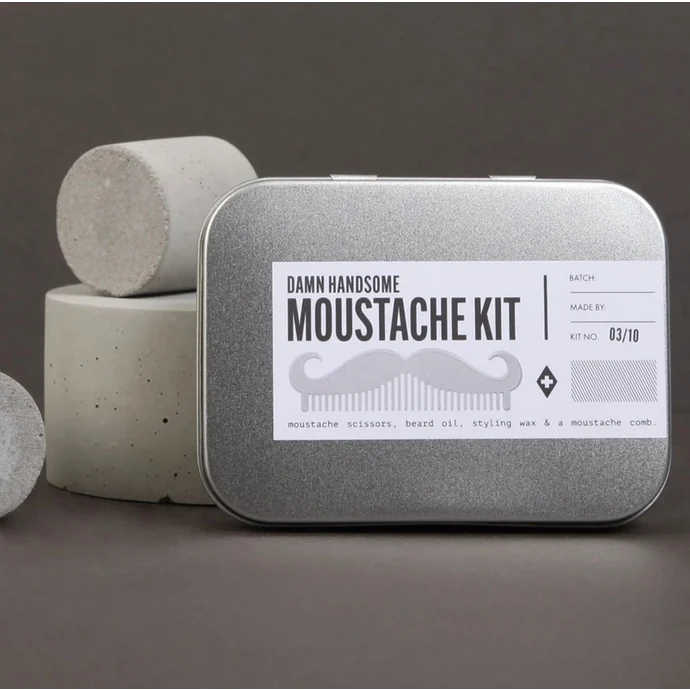 Pánská sada pro péči o knírek Moustache Kit