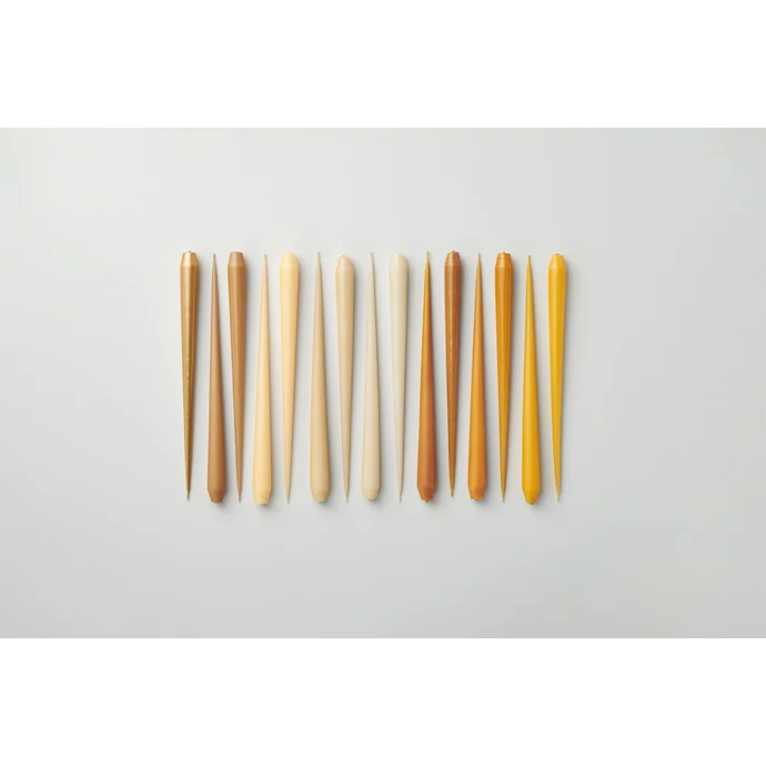 Svíčka Taper 32 cm – 90 Gold Metallic – set 2 ks
