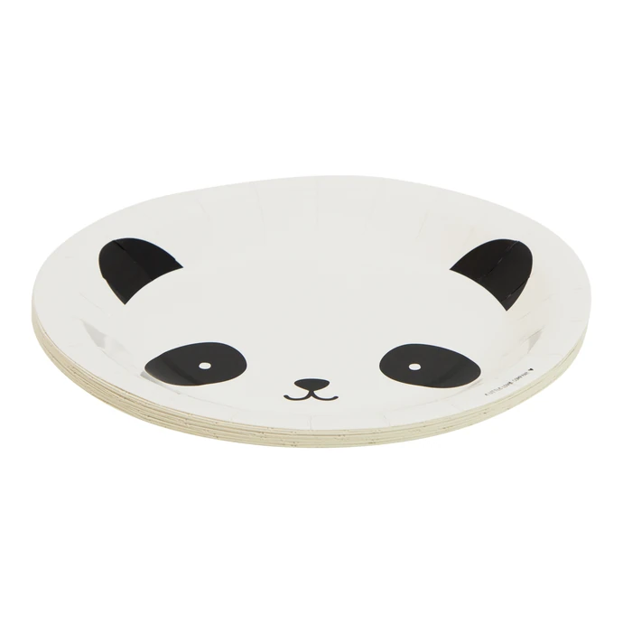 Papírové talíře Panda