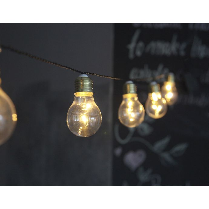 Světelný řetěz s 10 LED žárovkami Glow