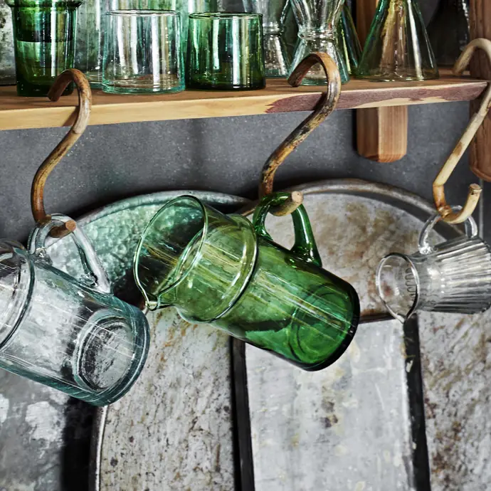 Skleněný džbán Beldi Green 1 l