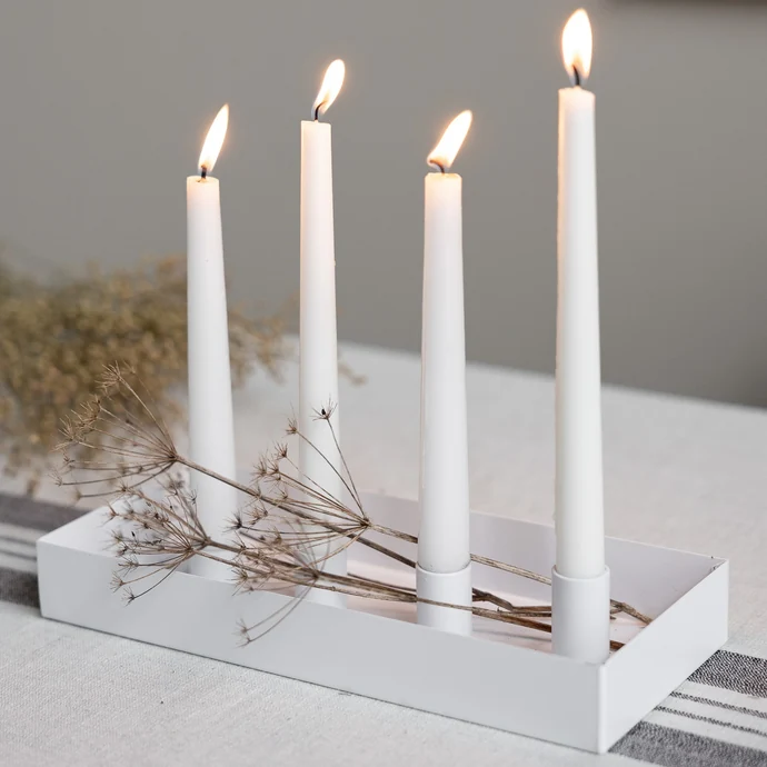 Flexibilní adventní svícen Sund White