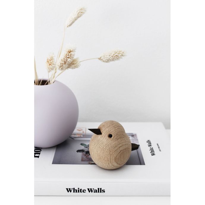 Dřevěný ptáček Baby Sparrow Natural Oak