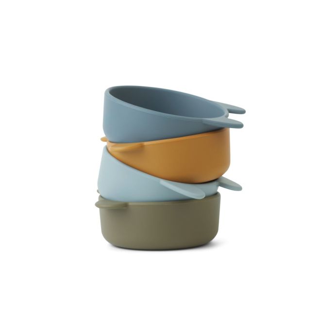 Silikonová miska Iggy Golden Caramel Blue