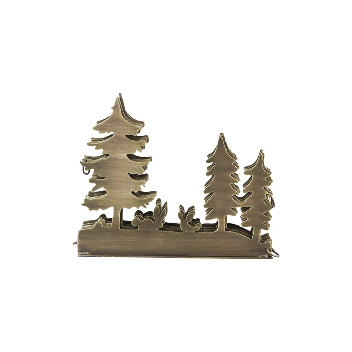 Vánoční dekorace Row Forest Antique Brass
