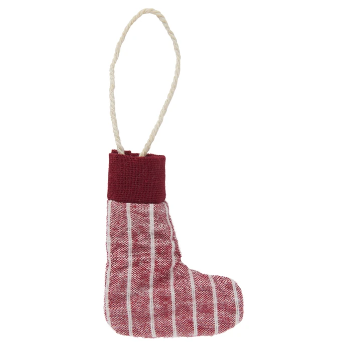 Vánoční textilní ozdoba Christmas Sock
