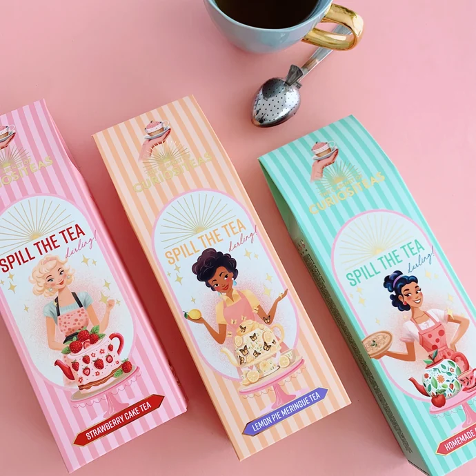 Ochucený černý čaj Lemon Pie Meringue Tea 70 g + sítko