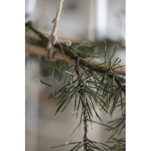 Vánoční zinkový řetěz Stars Zinc 140 cm