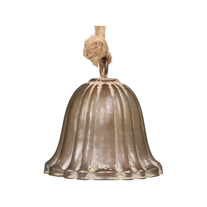 Kovový zvoneček Antique Grooves 9,5 cm