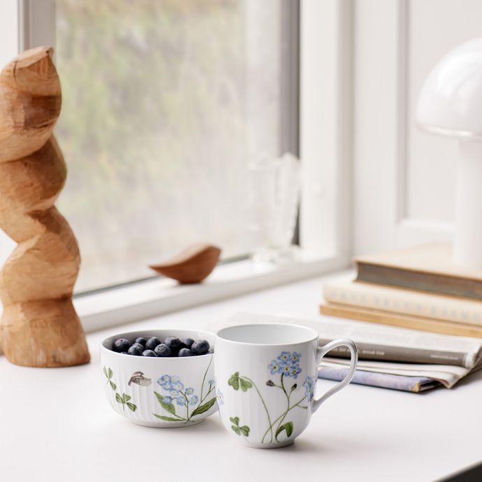 Porcelánový hrnek Hammershøi Summer Forget me not
