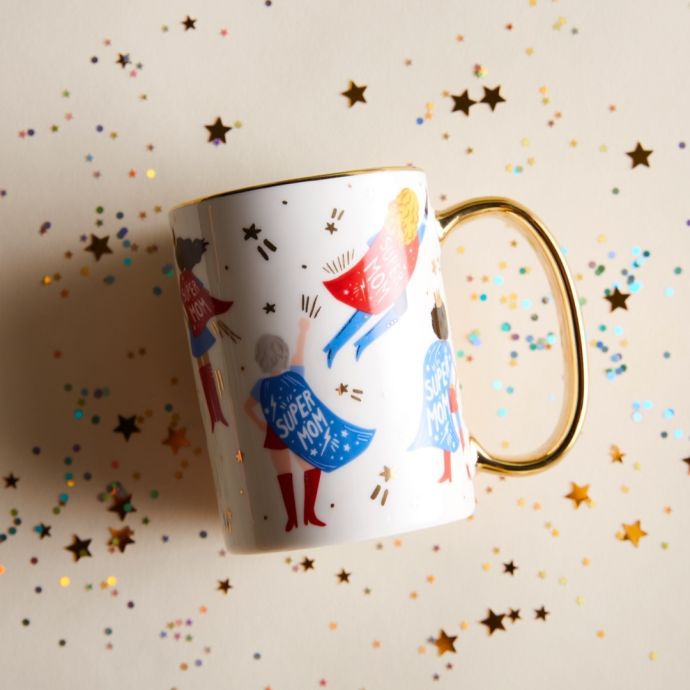 Porcelánový hrnek Super Mom 470 ml
