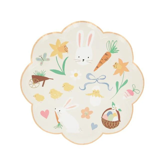 Velikonoční papírový talíř Easter Icon – set 8 ks