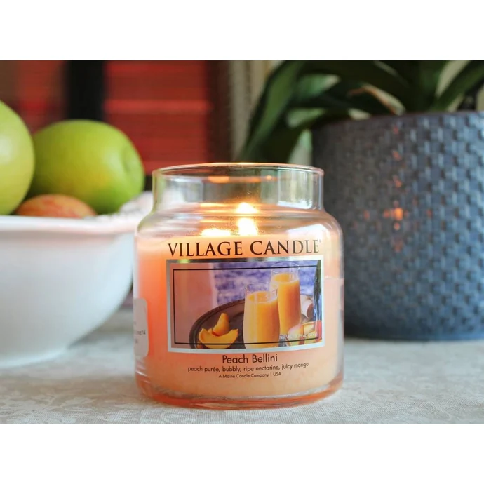 Svíčka Village Candle - Peach Bellini 602g