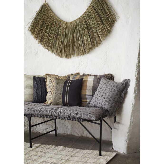 Jutový koberec Off White 200 x 70 cm