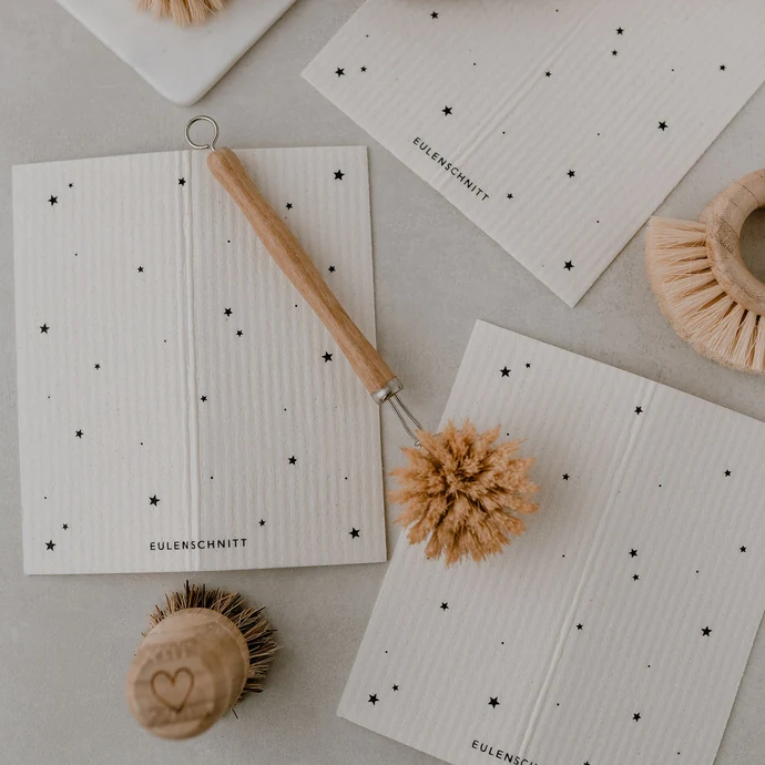 Přírodní houbová utěrka Fir – set 3 ks